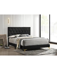 Coaster Home Furnishings Kendall 49.25" Asian Hardwood Tufted Panel Queen Bed