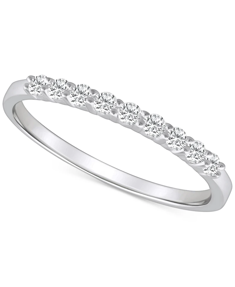 Diamond Wedding Band (1/4 ct. t.w.) 14k Gold