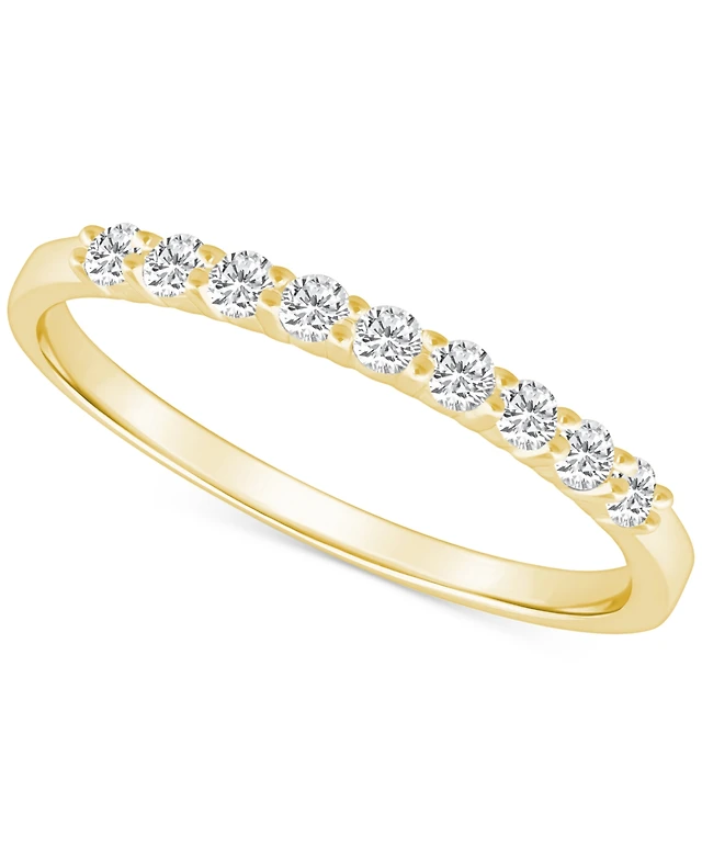 Macy's Diamond Wedding Band (1/4 14k Gold MainPlace Mall