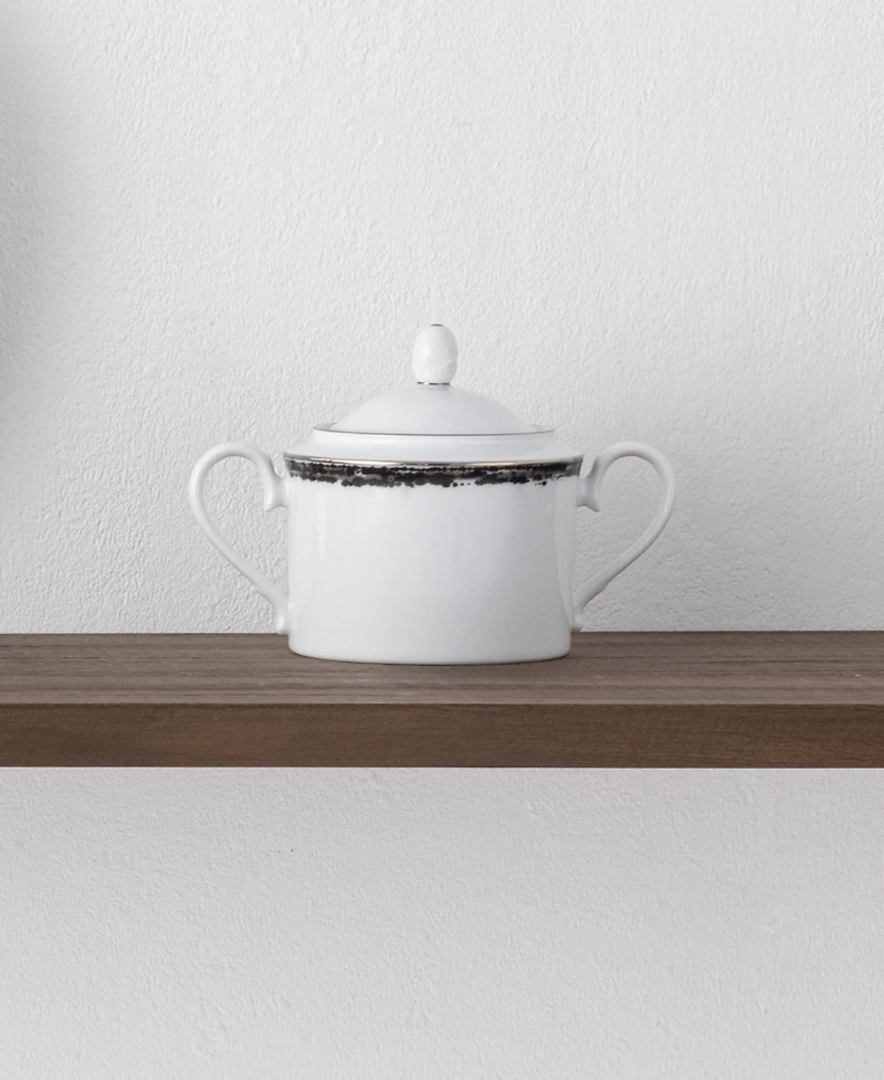 Noritake Rill Sugar and Creamer