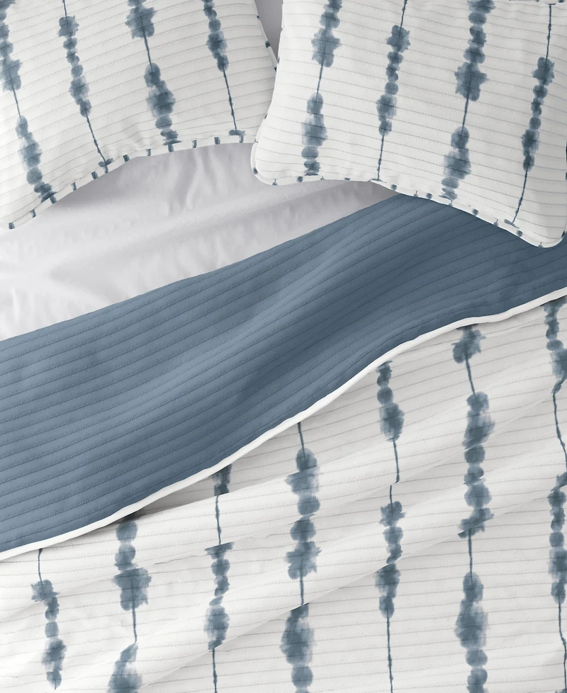 ienjoy Home Shibori Reversible 2-Pc. Lightweight Quilt Set, Twin/Twin Xl