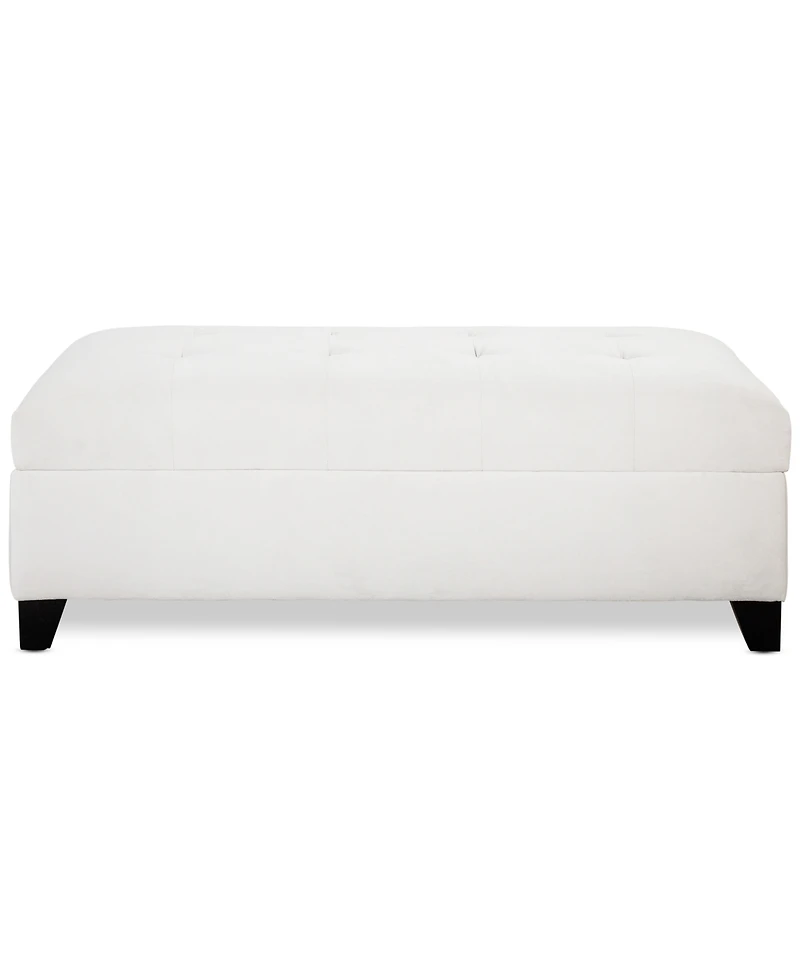 Closeout! Kallison 53" Fabric Storage Ottoman, Created for Macy's