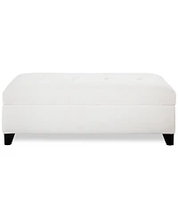 Closeout! Kallison 53" Fabric Storage Ottoman, Created for Macy's