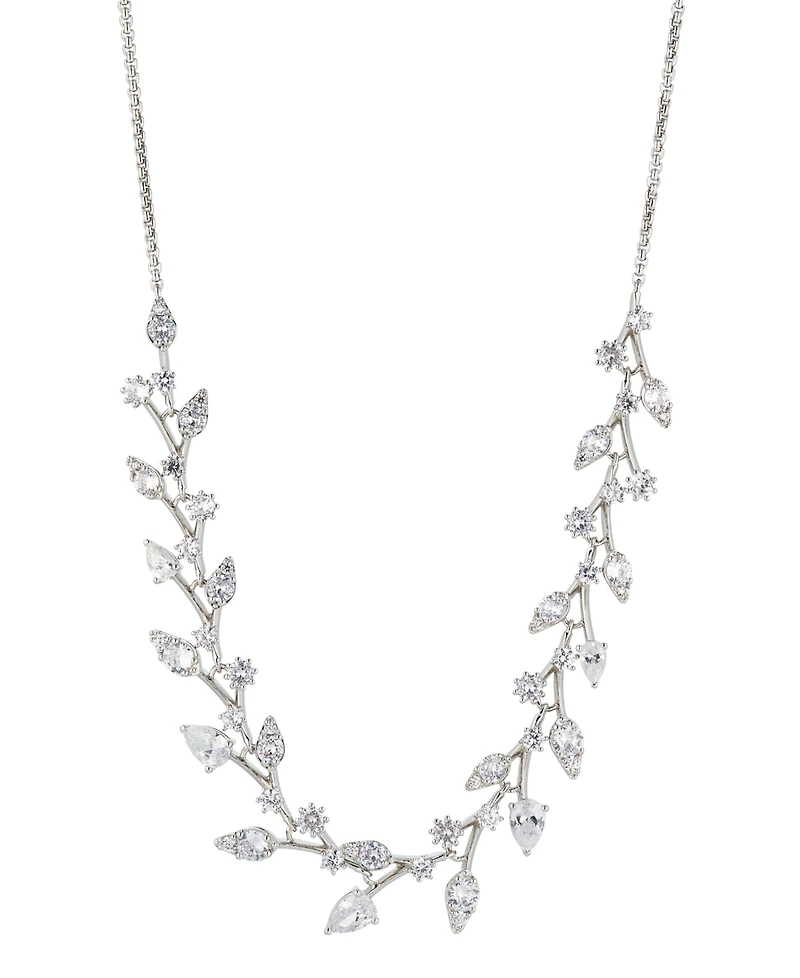 Eliot Danori Cubic Zirconia Adjustable Frontal Necklace