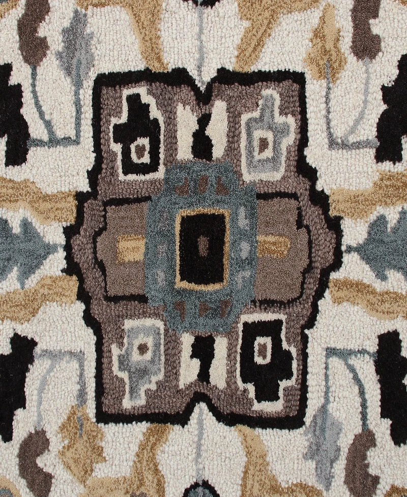 Closeout! Lr Home Super SHAPE50922 5' x 5' Novelty Star Area Rug