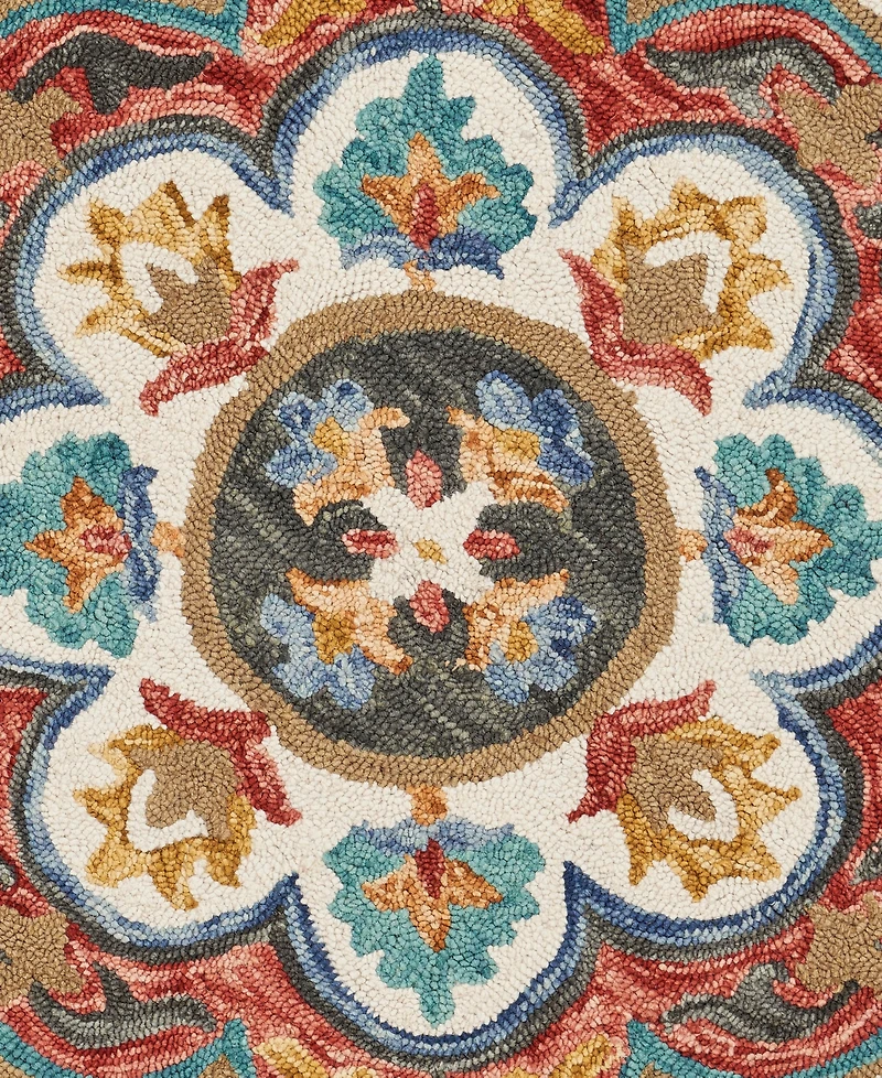 Lr Home Sweet Sinuo-108 6' x 6' Round Area Rug