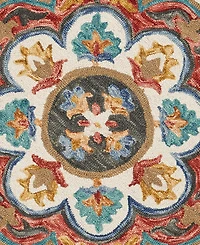 Lr Home Sweet Sinuo-108 6' x 6' Round Area Rug