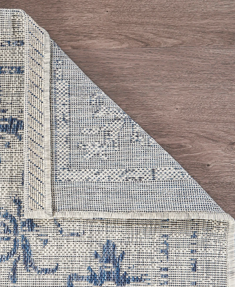 Lr Home Sunny Sunsh-249 7'9" x 9'9" Outdoor Area Rug