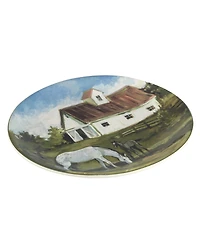 Certified International York Stables Square Platter 12.5"