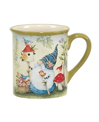 Certified International Garden Gnomes Set of 4 Mug 14 oz.