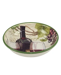Certified International Meadow Brook Vineyard Set of 4 Soup/Pasta Bowl 9"