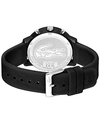 Lacoste Men's L 12.12. Chrono Silicone Strap Watch 43mm