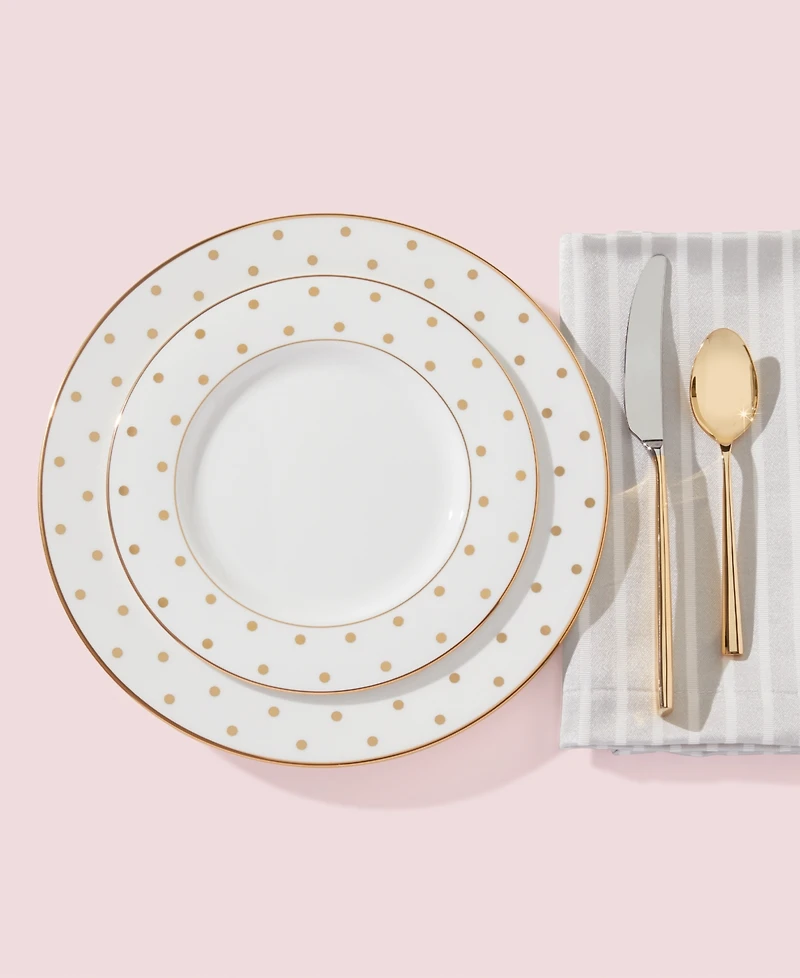 kate spade new york 5-Pc. Malmo Gold Place Setting.