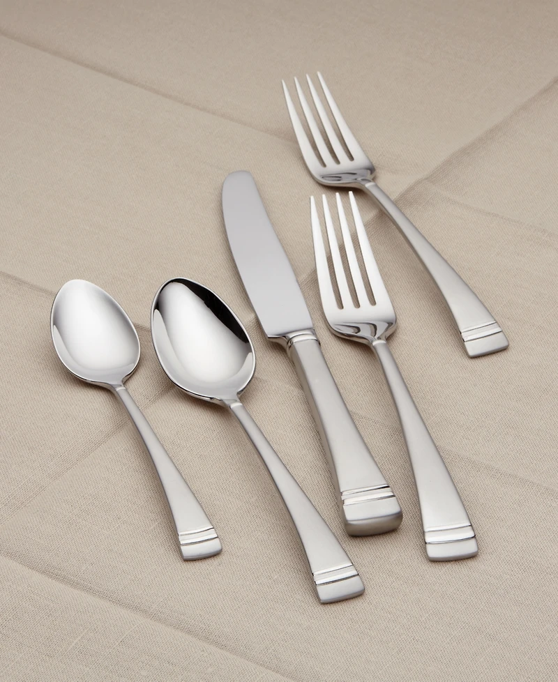 Lenox 18/10 Stainless Steel Federal Platinum 5-Pc. Flatware Set, Service for 1