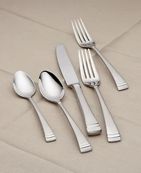Lenox 18/10 Stainless Steel Federal Platinum 5-Pc. Flatware Set, Service for 1
