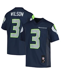 Big Boys and Girls Russell Wilson College Navy Seattle Seahawks Replica Player Jersey