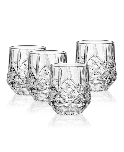 Mikasa Wesley 11 Ounce Double Old Fashion Drinking Glass 4-Piece Set