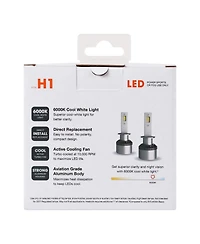 Sylvania H1 Led Powersport Headlight Bulbs for Off-Road Use or Fog Lights - 2 Pack
