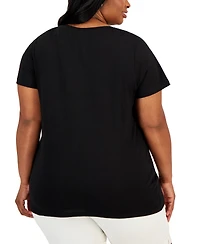 Hybrid Apparel Trendy Plus Graphic-Print T-Shirt