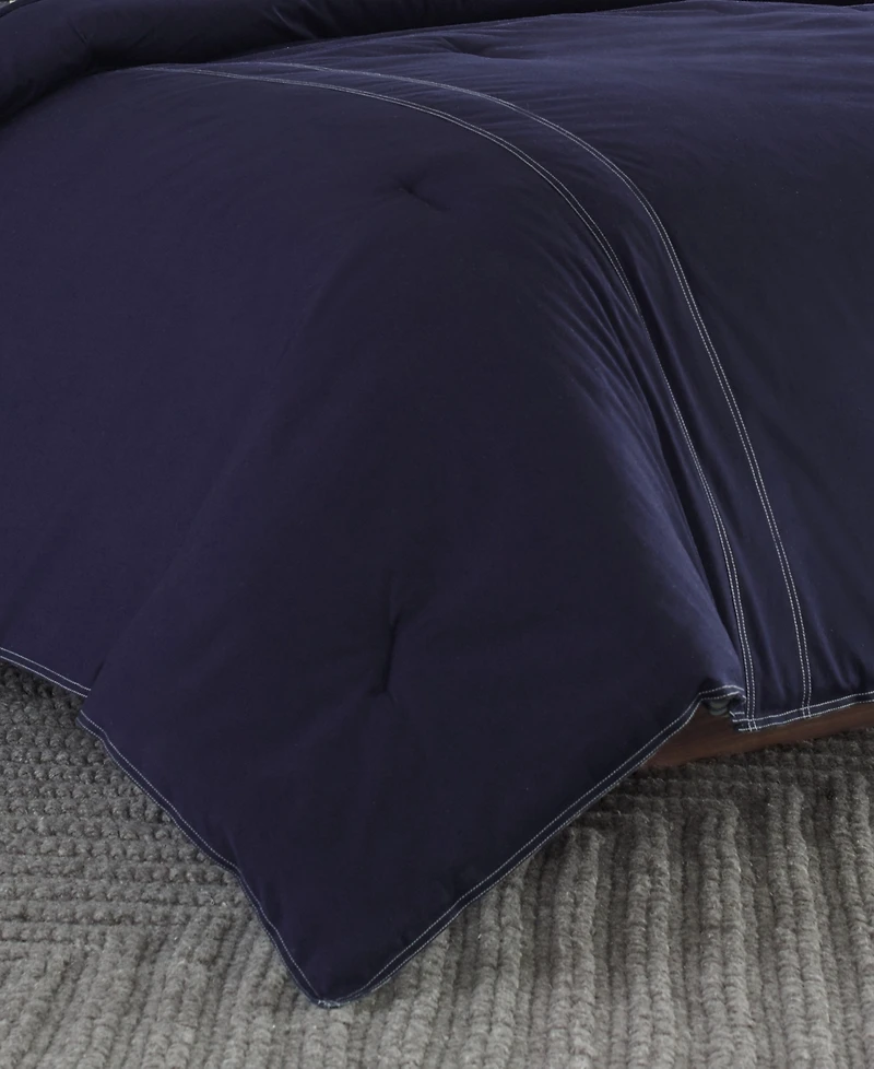 Eddie Bauer Kingston Cotton Reversible 2 Piece Comforter Set, Twin