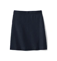 Lands' End Women's School Uniform Solid A-line Skirt Below the Knee