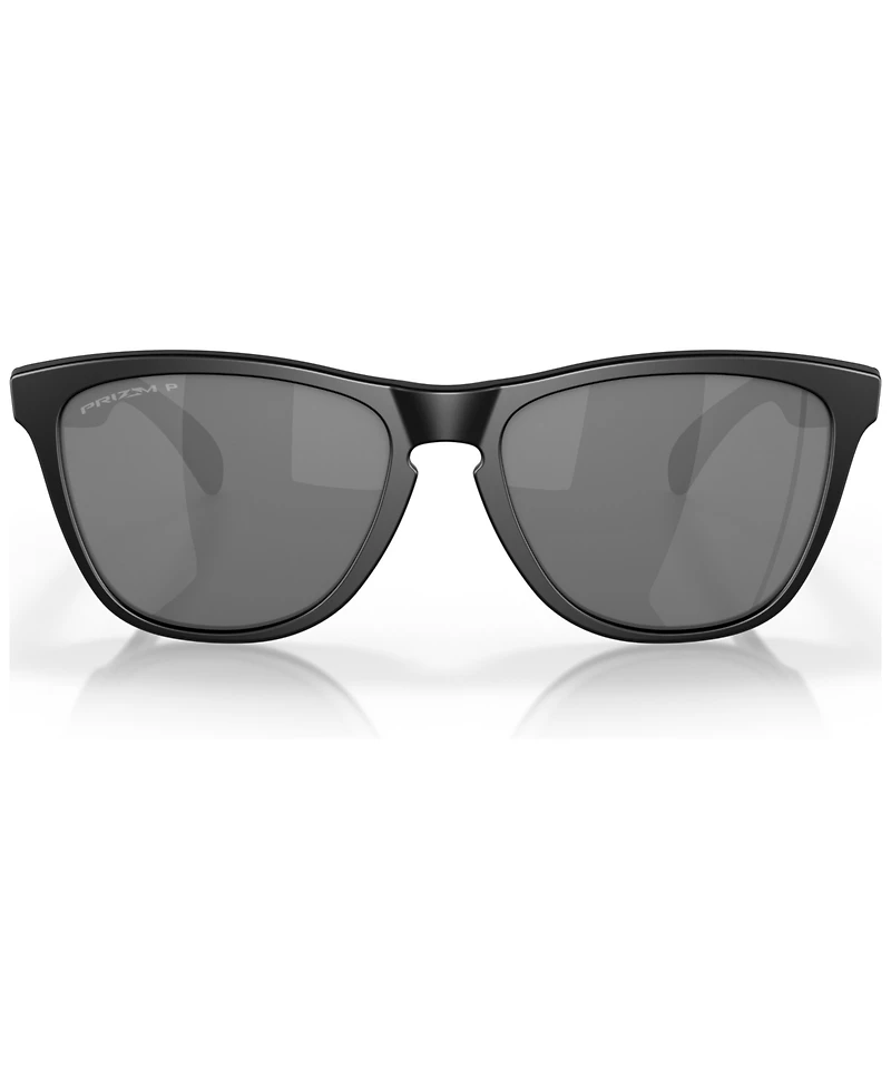 Oakley Men's Low Bridge Fit Polarized Sunglasses, OO9245 Frogskins 54