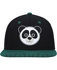 Big Boys Explore Black Explore Panda Snapback Hat