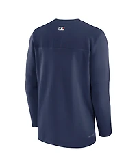 Men's Nike Navy Chicago White Sox Authentic Collection Game Time Performance Half-Zip Top