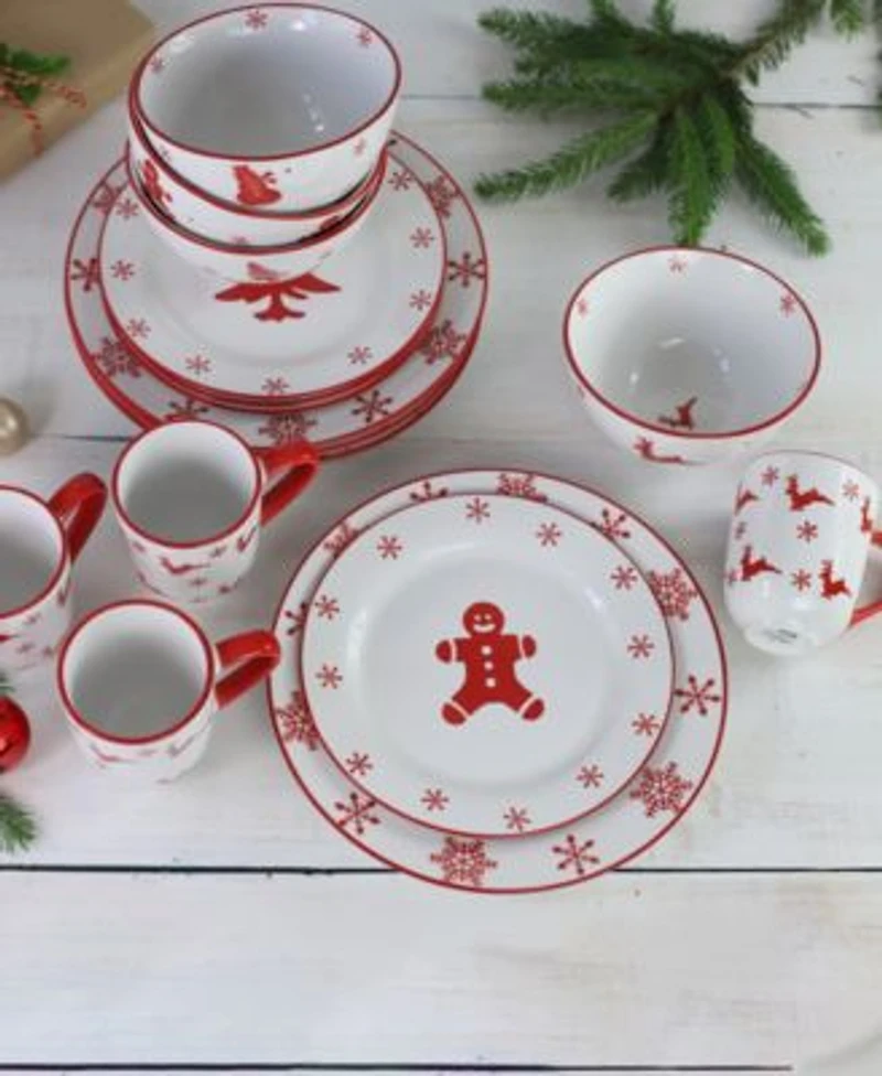 Euro Ceramica Winterfest Dinnerware Collection