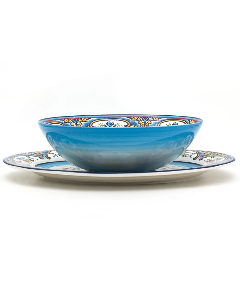 Euro Ceramica Zanzibar Serve Set, 2 Pieces