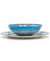Euro Ceramica Zanzibar Serve Set, 2 Pieces