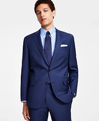 B by Brooks Brothers Men's Classic-Fit Stretch Wool Blend Suit Separates Jacket