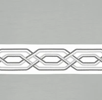 Kate Aurora Pacifico Rod Pocket Embroidered Window Valance