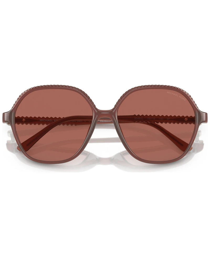 Michael Kors Women's Polarized Sunglasses, Bali