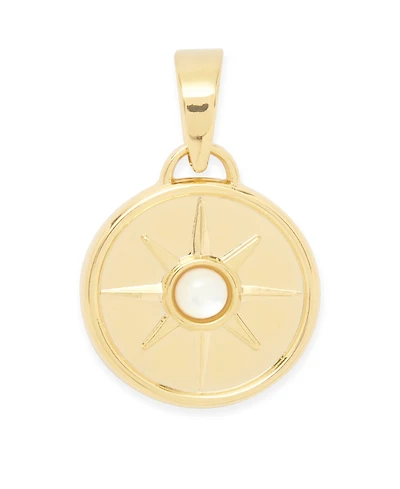 brook & york 14K Gold-Plated Rosa Cultured Mother of Pearl Charm