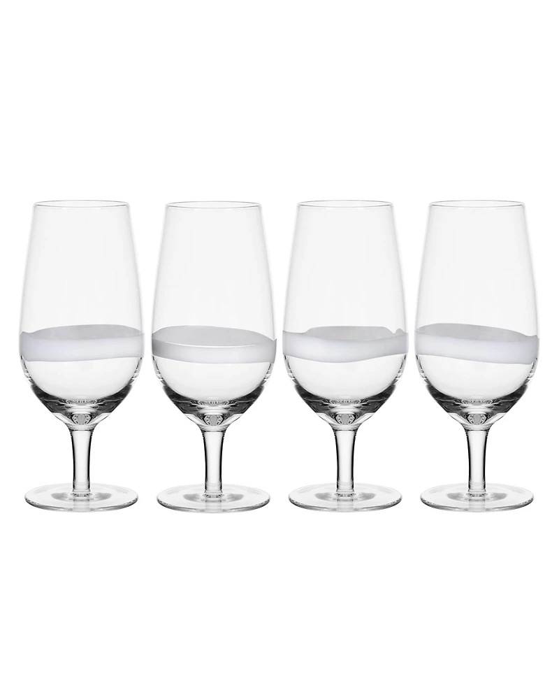 Fitz and Floyd Organic Band 19-oz Juice Glasses 4-Piece Set