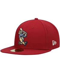 Men's New Era Red Frisco RoughRiders Authentic Collection Team Alternate 59FIFTY Fitted Hat