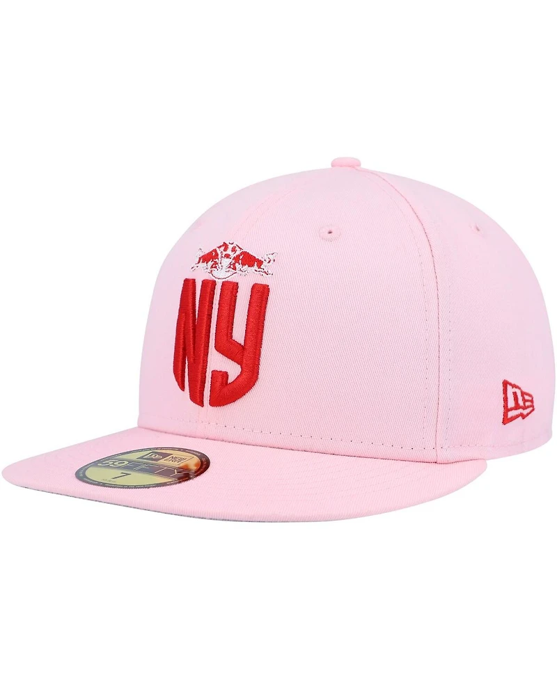 Men's New Era Pink New York Red Bulls Pastel Pack 59FIFTY Fitted Hat