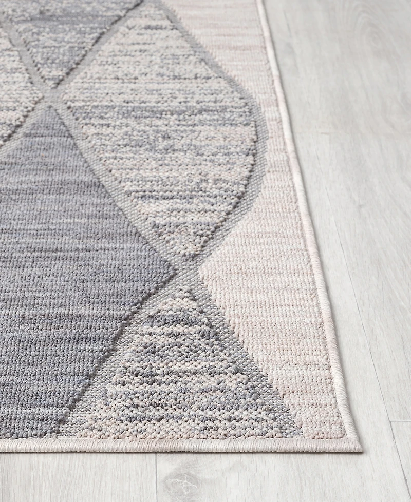Lr Home Closeout! Wagner WAGNR8229B 5' x 7' Outdoor Area Rug