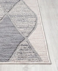Lr Home Closeout! Wagner WAGNR8229B 5' x 7' Outdoor Area Rug