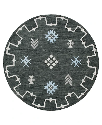 Closeout! Lr Home Valentin VLNTA03563 5' x 5' Round Area Rug