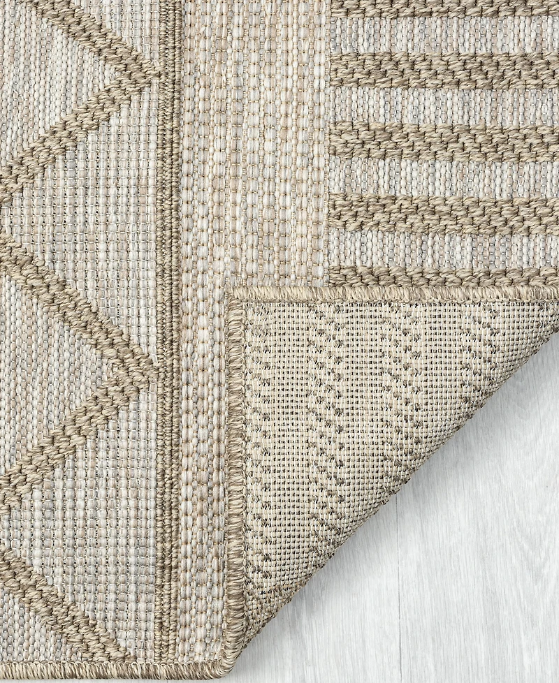 Closeout! Lr Home Oliva OLIVA82118 7'10" x 9'6" Outdoor Area Rug