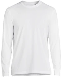 Lands' End Big & Tall Long Sleeve Upf 50 Swim Tee Rash Guard