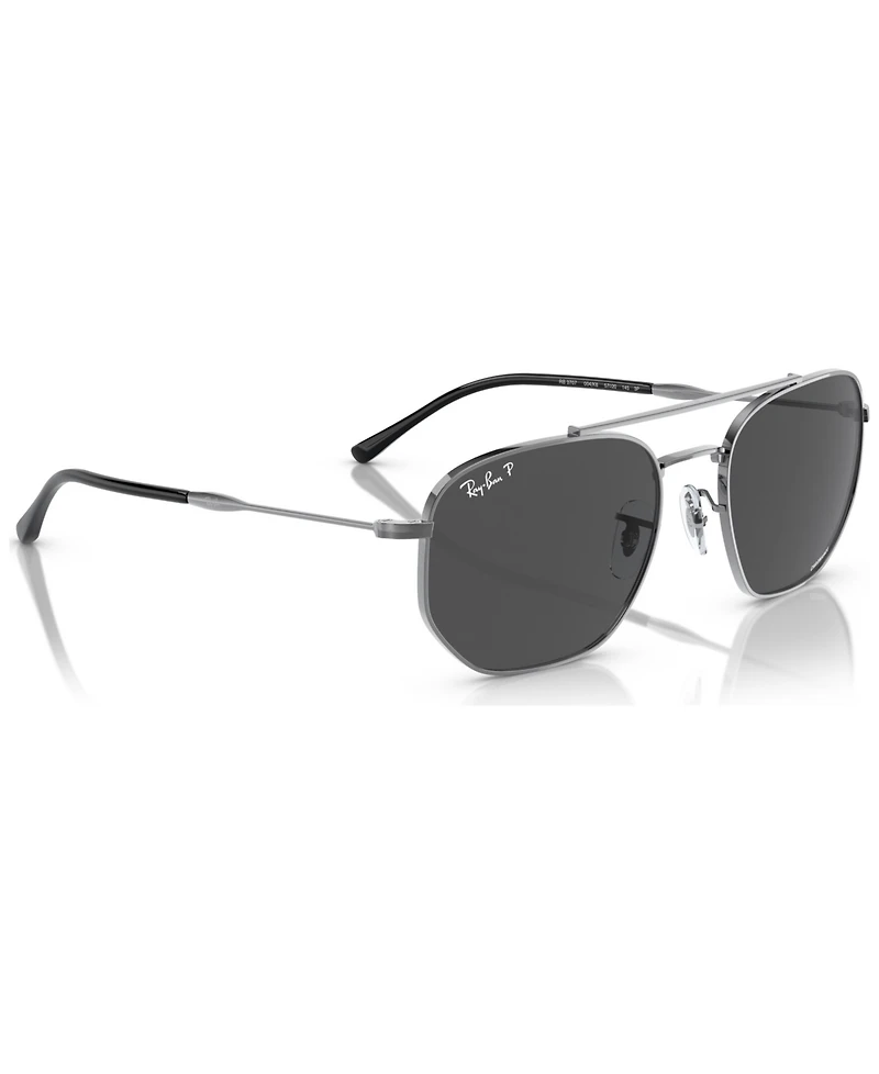 Ray-Ban Unisex Polarized Sunglasses, RB3707 Chromance