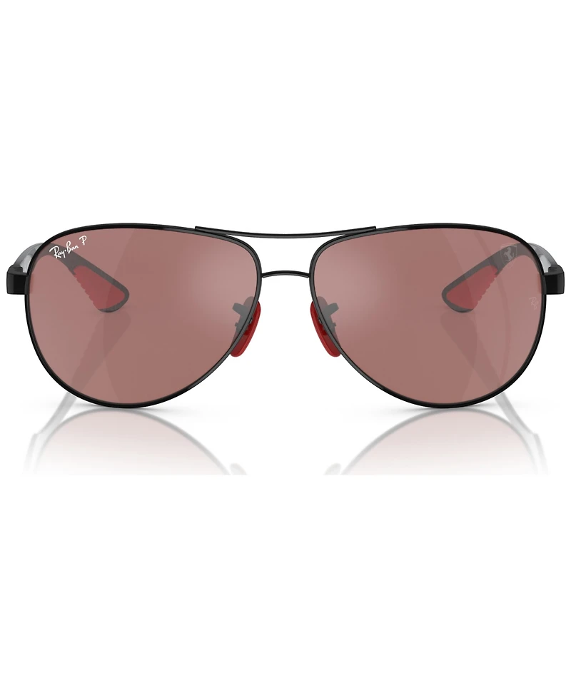 Ray-Ban Men's Polarized Sunglasses, RB8331M Scuderia Ferrari Collection