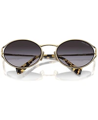 Miu Women's Oval Metal Sunglasses, MU52YS