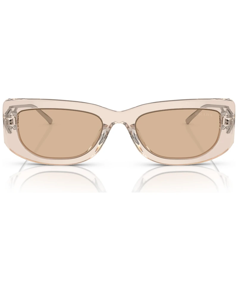 Prada Symbole Rectangular Women's Sunglasses, Pr 14YS