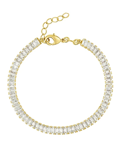 And Now This Cubic Zirconia Baguette Bracelet