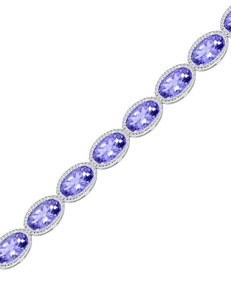 Tanzanite Tennis Bracelet (6 ct. t.w.) in Sterling Silver