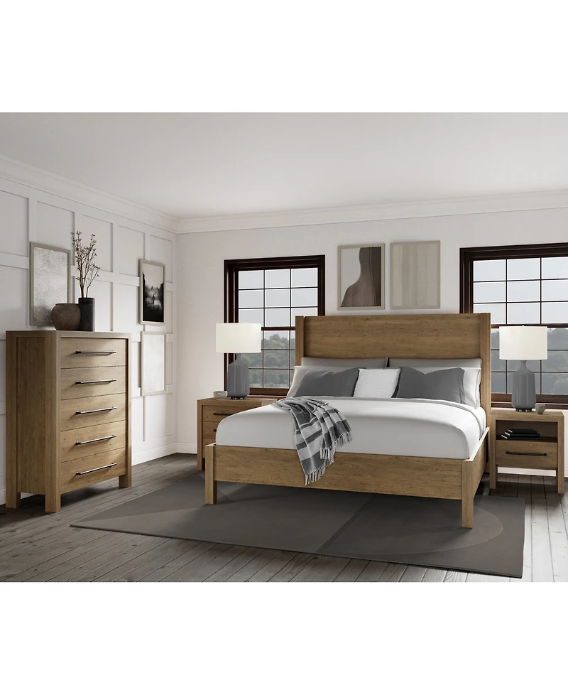 Davie Queen 3-Pc. Set (Panel Bed, Chest & 1-Drawer Nightstand)